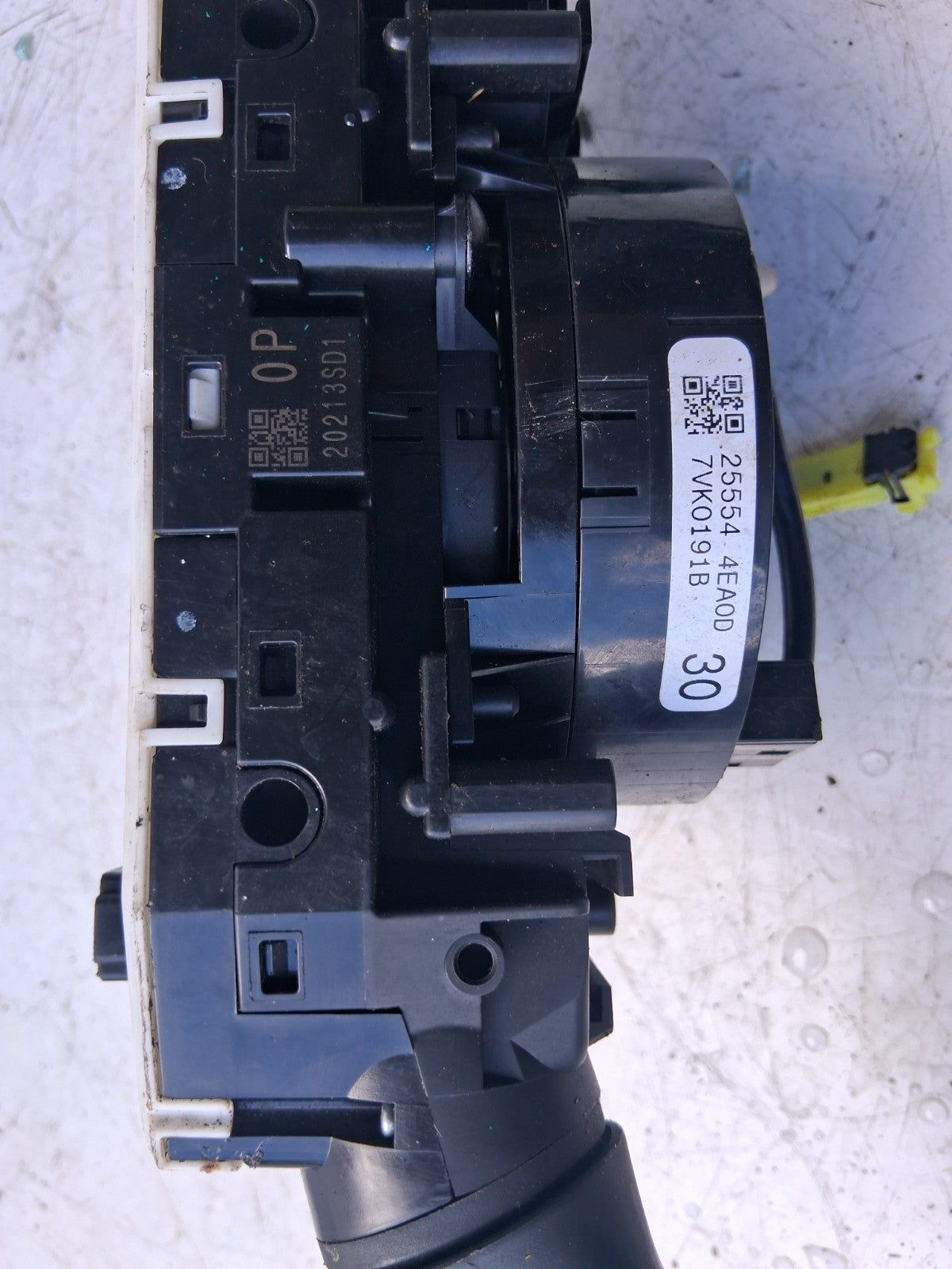 2020 NISSAN QASHQAI J11 INDICATOR WIPER SWITCH STALK SQUIB RING 255544EA0D