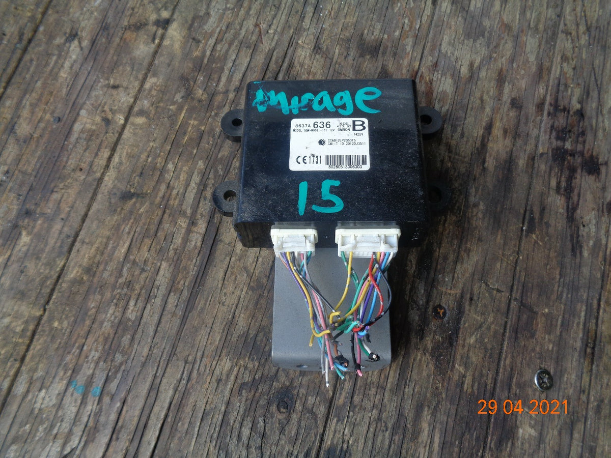 MITSUBISHI MIRAGE MK6 2014 KEYLESS SMART KEY ECU MODULE 8637A636