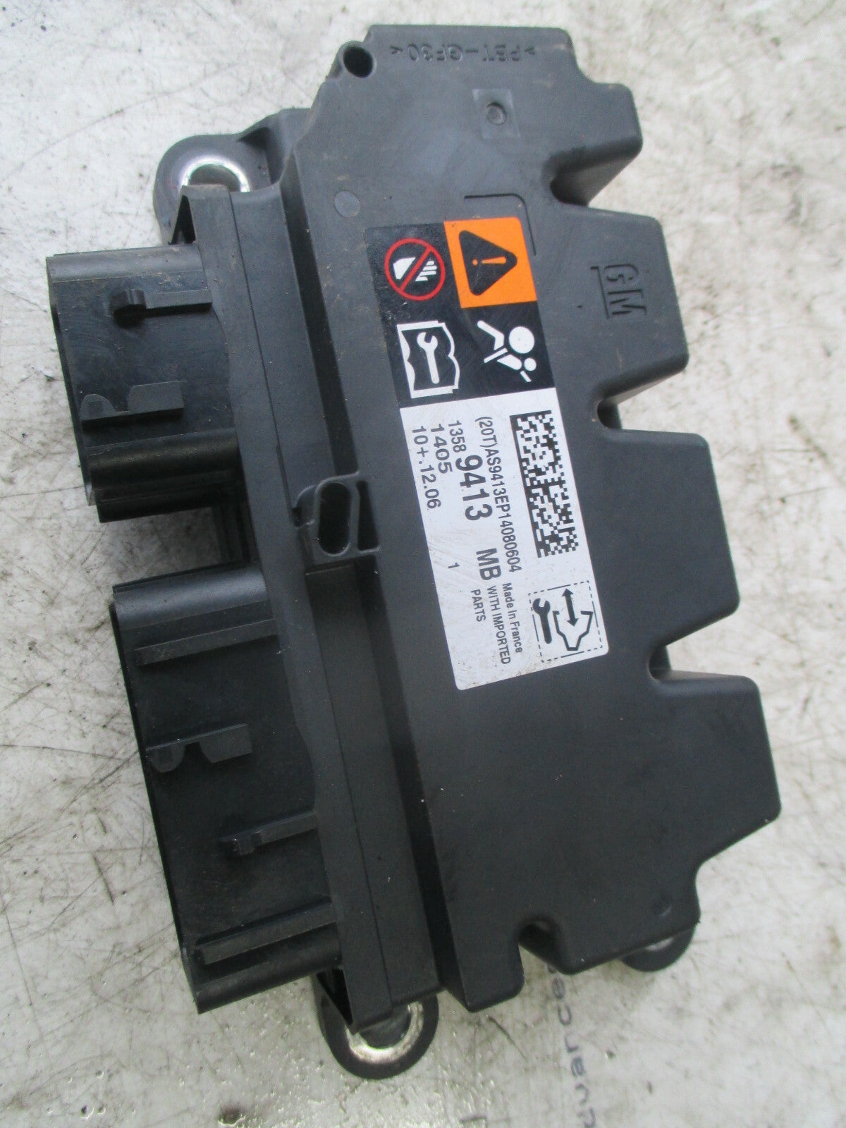 VAUXHALL ASTRA GTC 2016 SAFETY BAG CONTROL MODULE 13589413