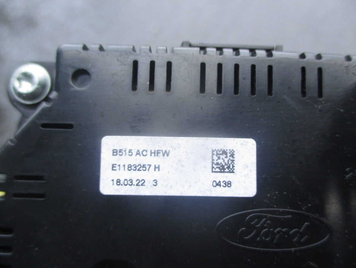 FORD ECOSPORT 2018 HEATER CLIMATE CONTROL UNIT GN1519980BG