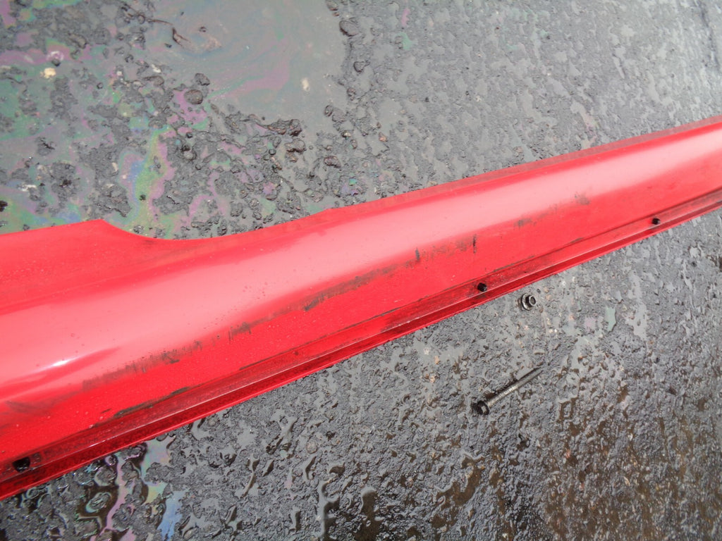 VAUXHALL CORSA E 2017 3 DOOR OS DRIVER RIGHT SIDE SKIRT RED