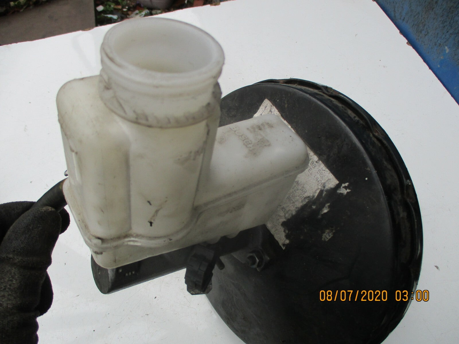 FIAT STILO BRAVO 2007 BRAKE MASTER CYLINDER SERVO 0204024829 00517533520