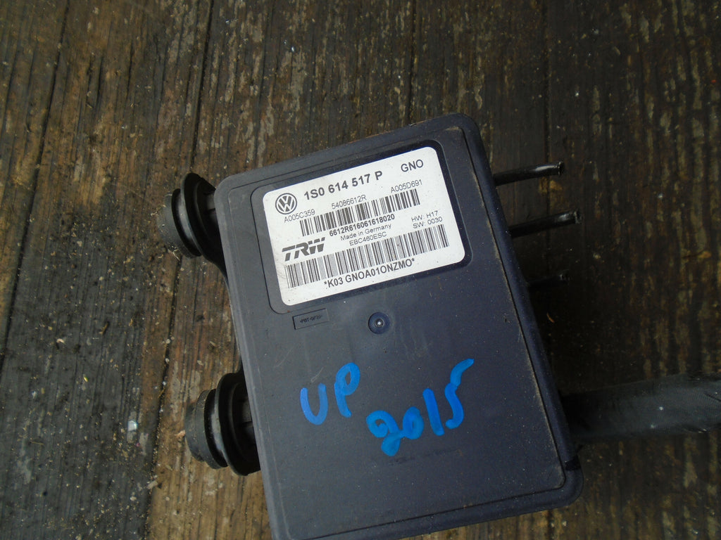 VW VOLKSWAGEN UP SKODA CITIGO 2016 1.0 TSI ABS PUMP & MODULE 1S0614517P