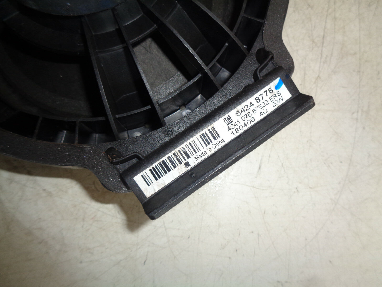 VAUXHALL MOKKA X 2018 NSR PASSENGER SIDE REAR SOUND SPEAKER 84248776