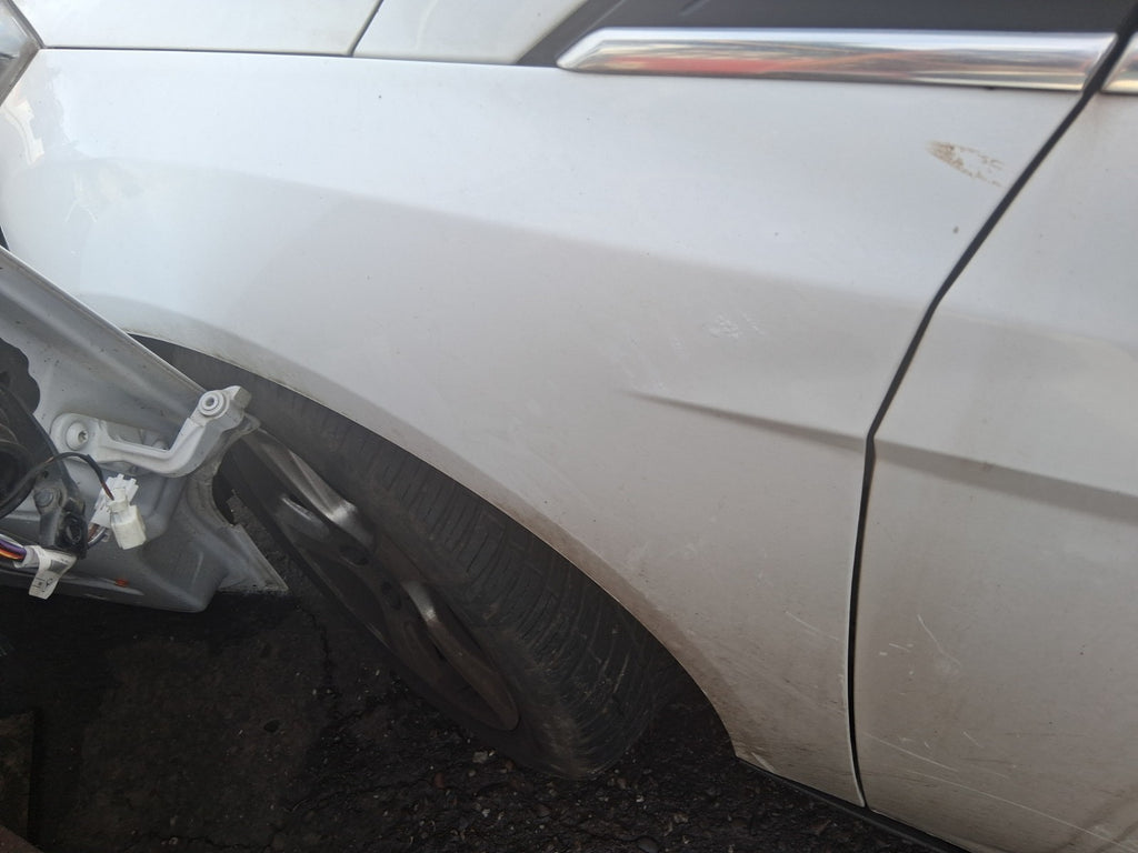 2013 FORD FOCUS MK3 HATCHBACK NSF PASSENGER SIDE FRONT LEFT WING PANEL WHITE Z2