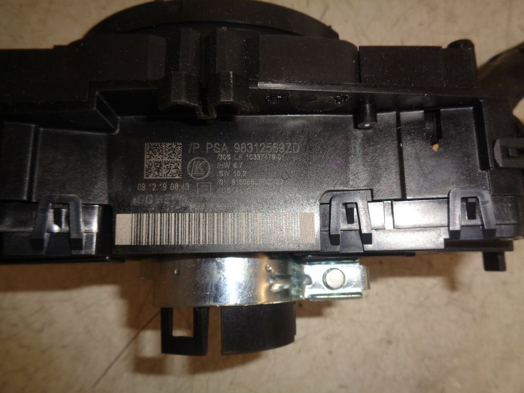 CITROEN C5 AIRCROSS 2019 COMBINATION SWITCH INDICATOR WIPER STALKS 98312569ZD