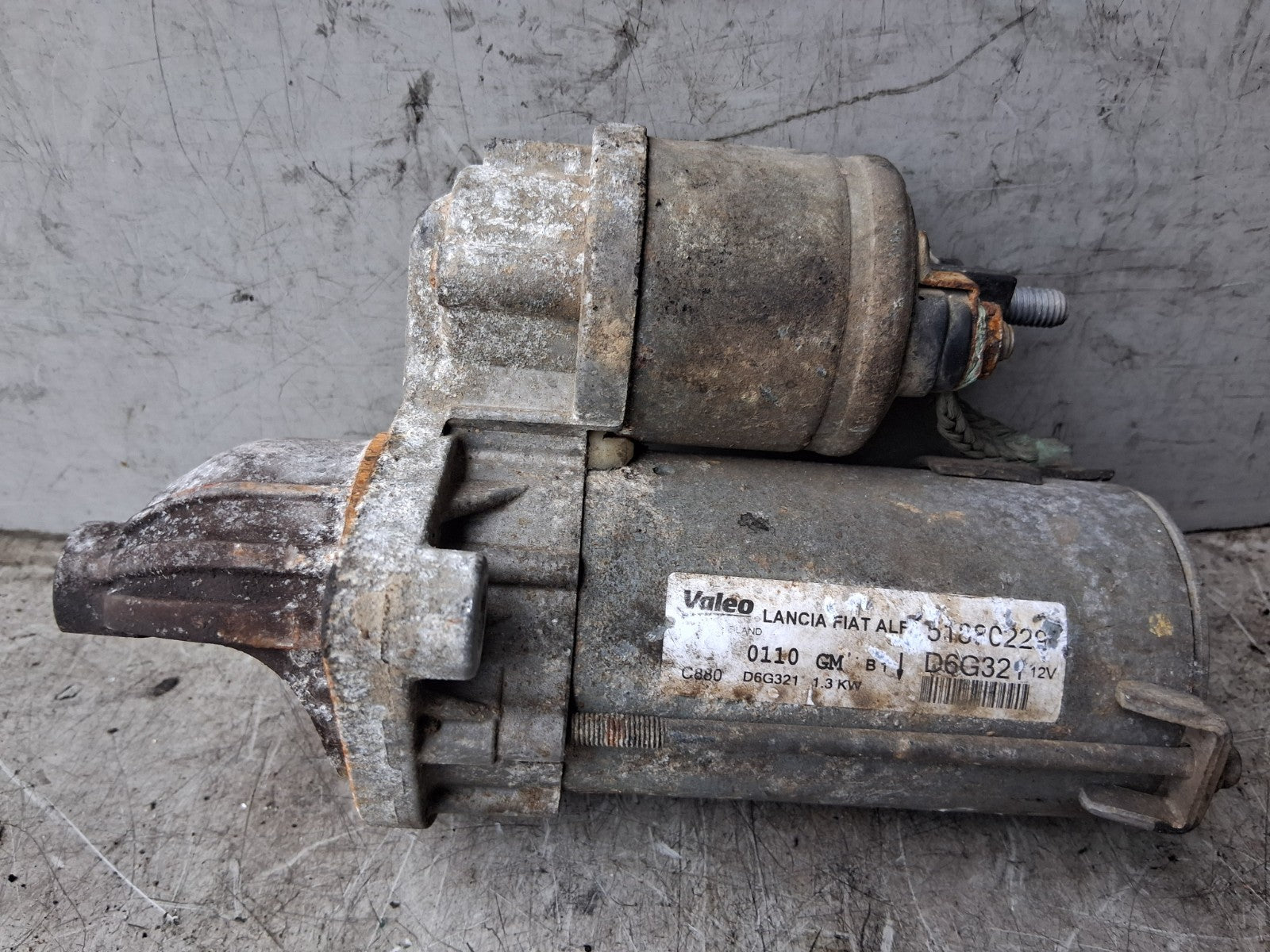 2015 PEUGEOT BIPPER 1.3 DIESEL STARTER MOTOR 51880229