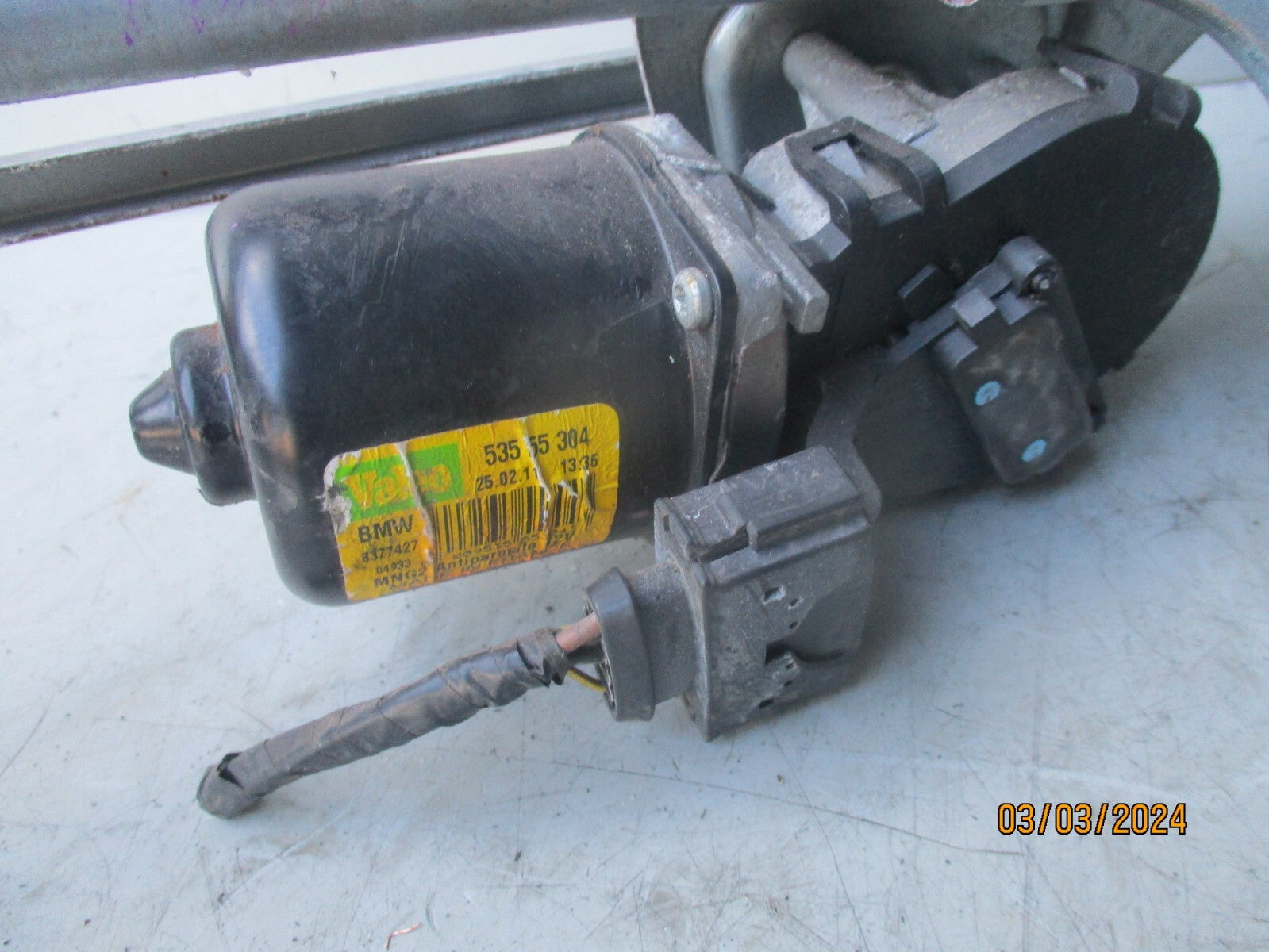 BMW MINI R55 2010 FRONT WINDSCREEN WIPER MOTOR LINKAGES 53555304