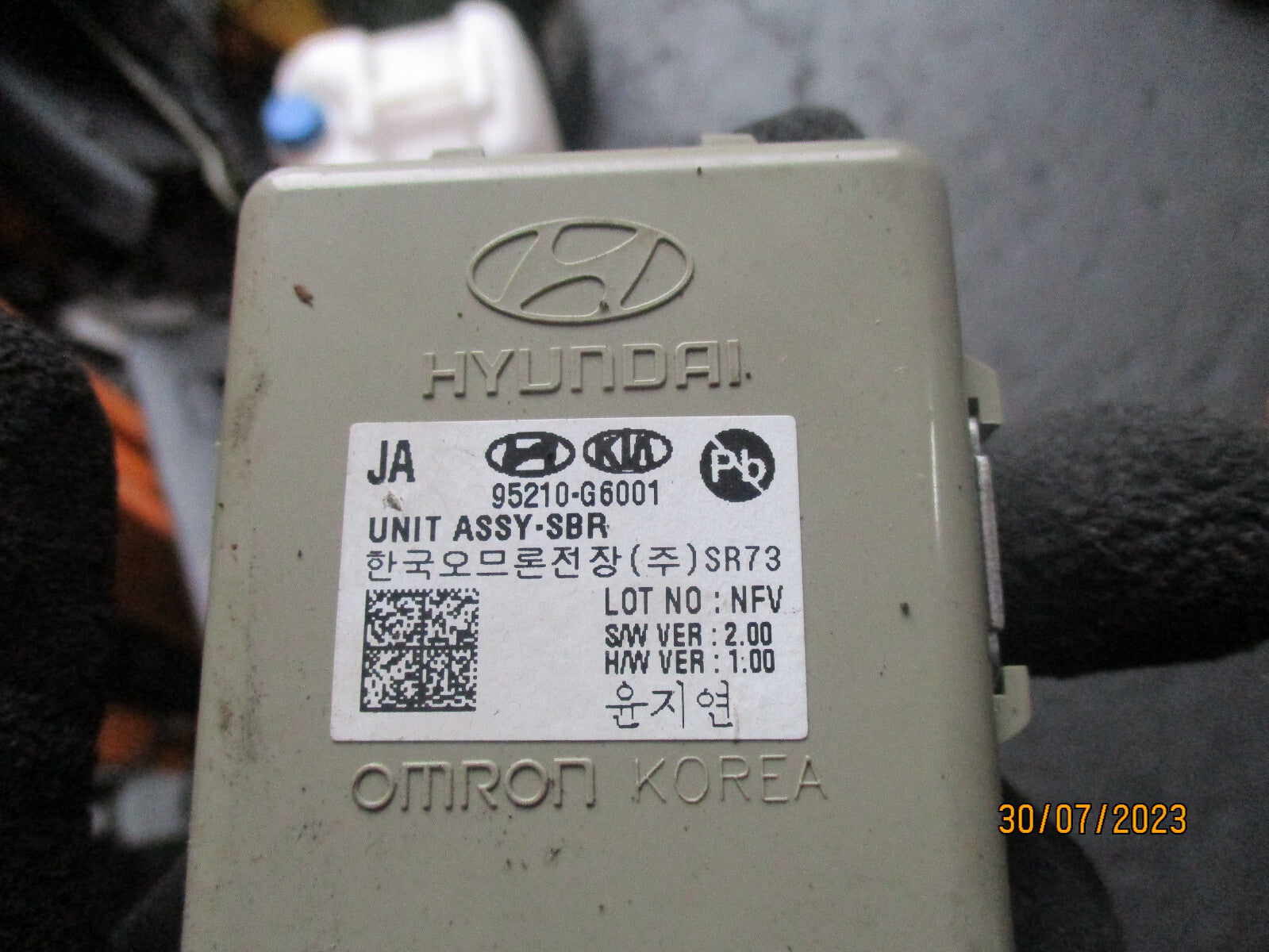 KIA PICANTO 2018 RELAY SEAT BELT REMINDER MODULE 95210G6001