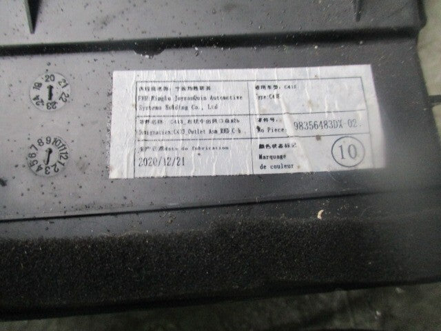 2021 CITROEN C4 MK3 DASHBOARD SWITCH TRIM 9835648280