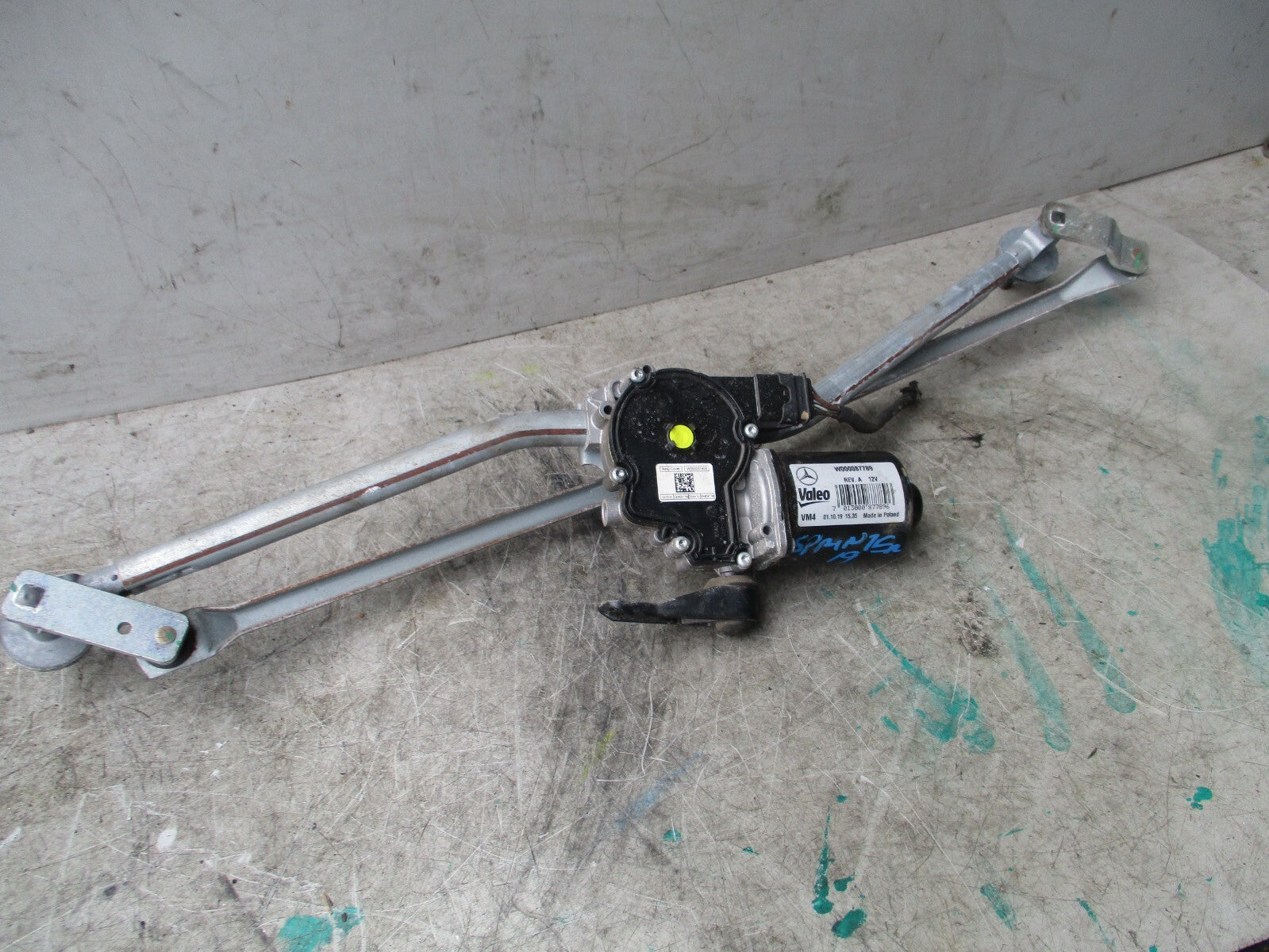 MERCEDES BENZ SPRINTER W907 2019 FRONT WINDSCREEN WIPER MOTOR LINKAGES