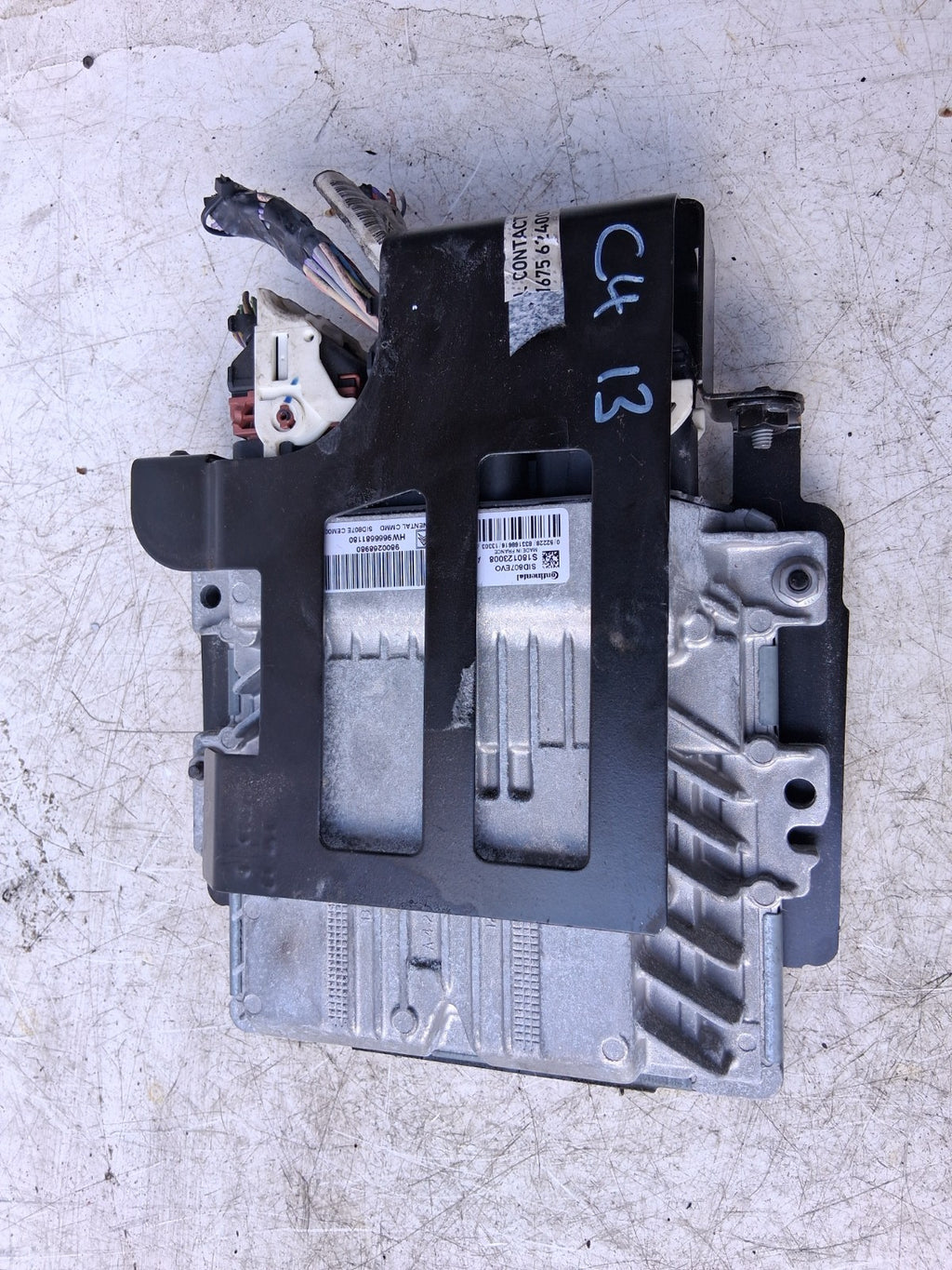 2013 CITROEN C4 MK2 ECU ENGINE CONTROL MODULE UNIT 9800268980