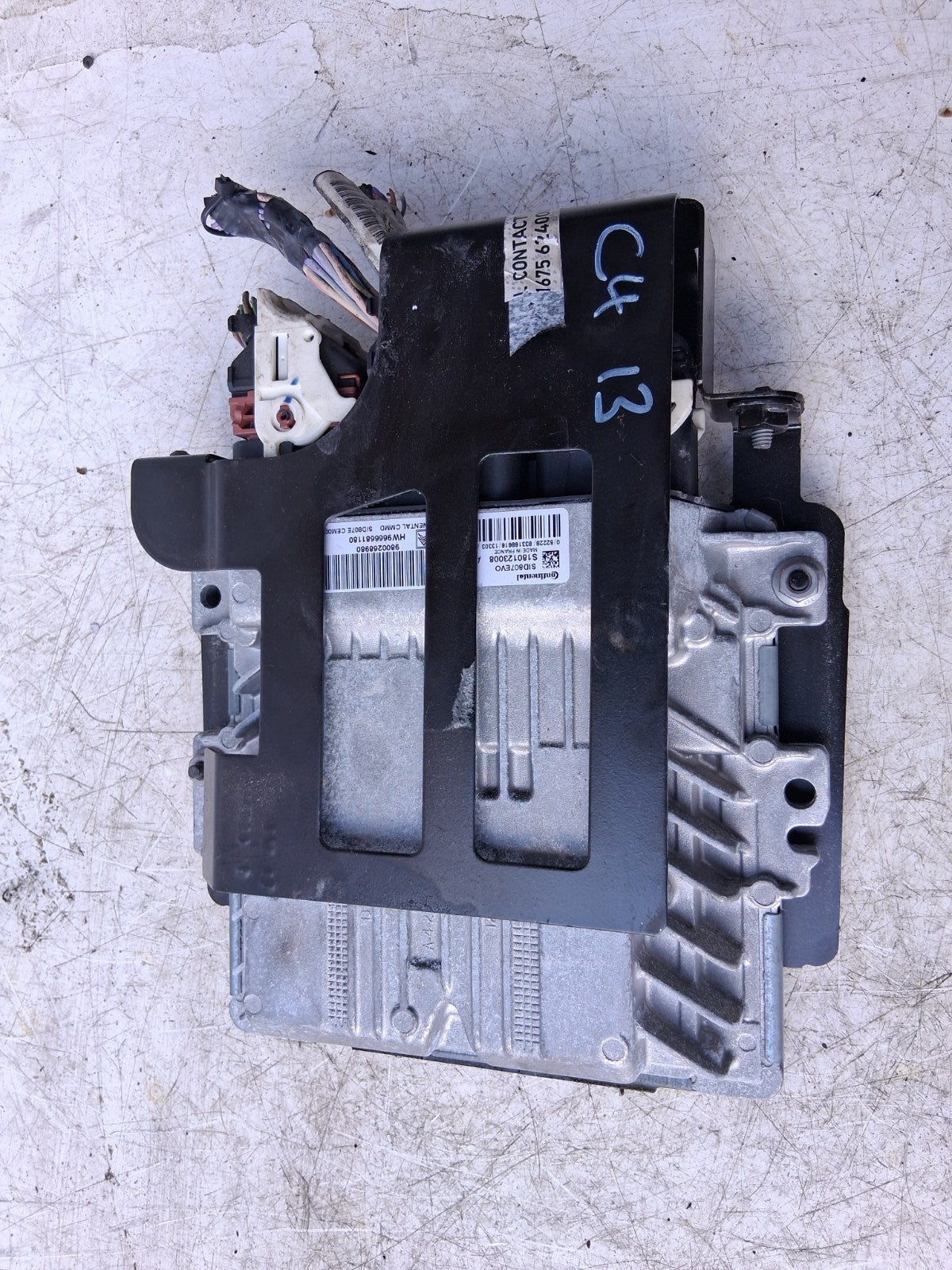 2013 CITROEN C4 MK2 ECU ENGINE CONTROL MODULE UNIT 9800268980