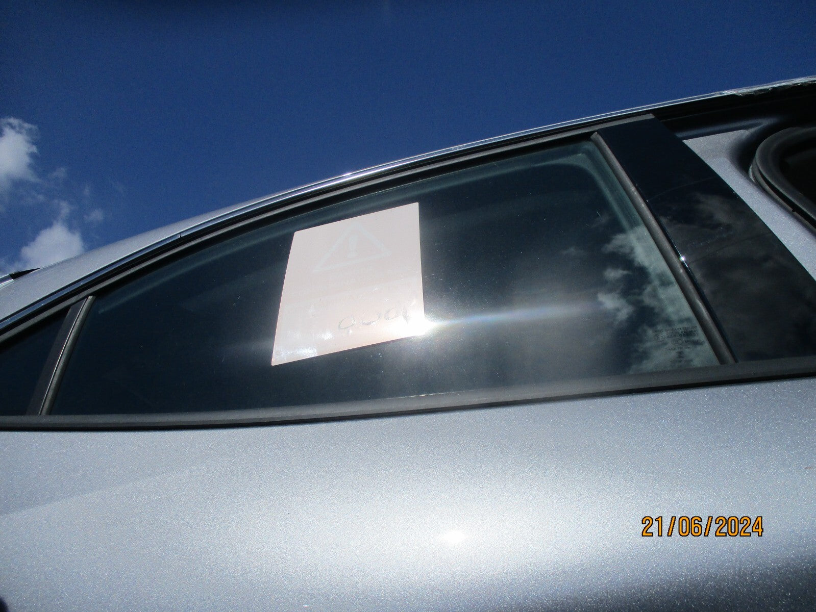 VAUXHALL MOKKA B MK2 2022 OSR DRIVER SIDE REAR WINDOW GLASS