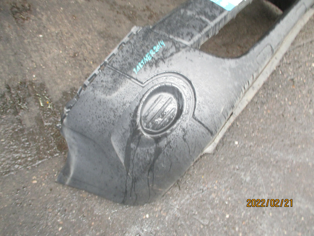 PEUGEOT PARTNER 2014 MK2 FRONT BUMPER PLASTIC GREY