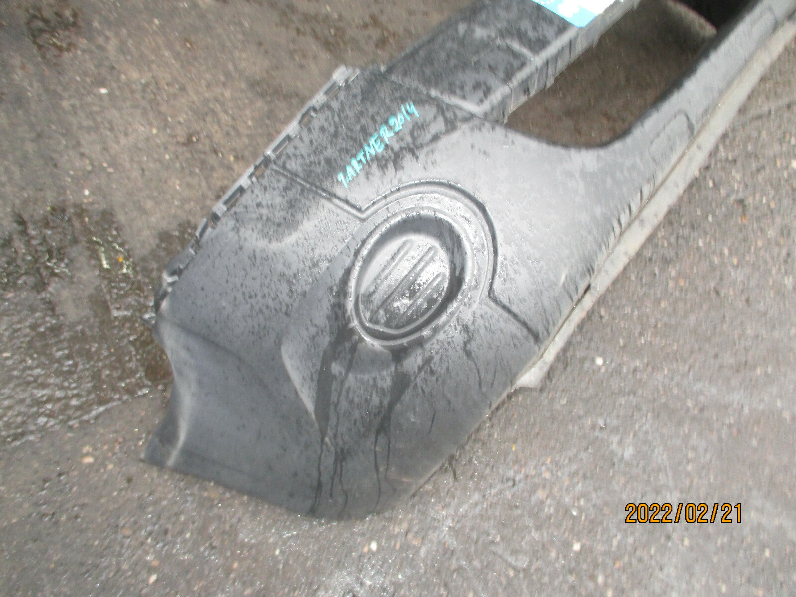PEUGEOT PARTNER 2014 MK2 FRONT BUMPER PLASTIC GREY