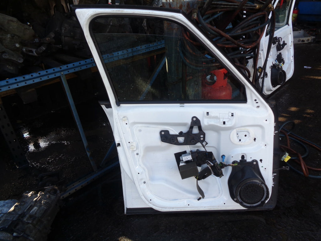 CITROEN C4 GRAND PICASSO 2014 NSF PASSENGER FRONT COMPLETE DOOR WHITE
