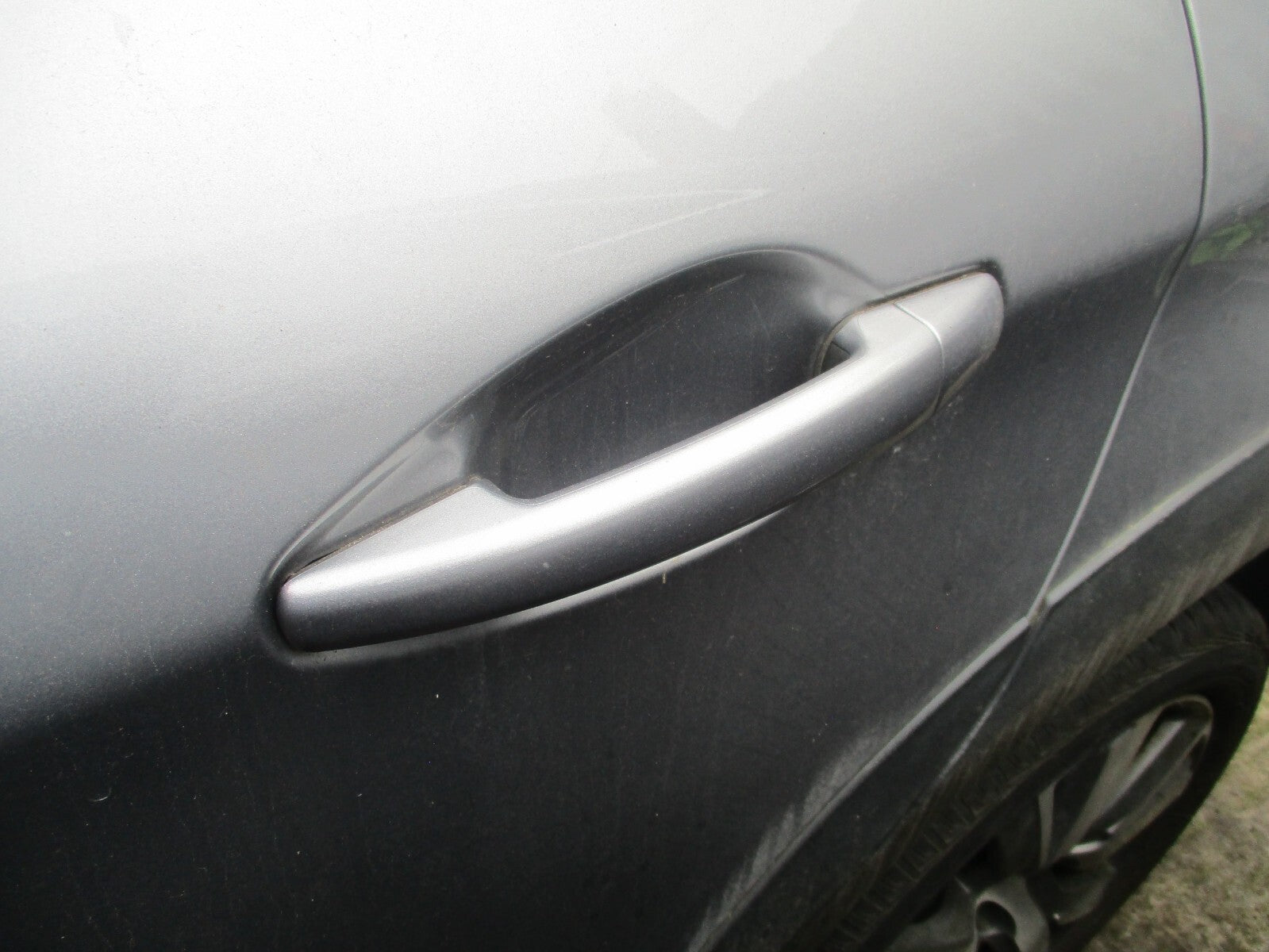PEUGEOT 2008 2018 MK1 NSR PASSENGER REAR EXTERIOR HANDLE CULUMUS GREY MET KCA