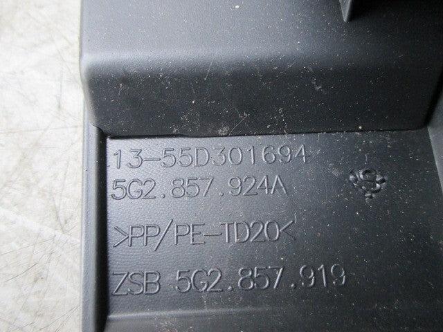 2012 VW GOLF MK7 OSF DRIVER SIDE GLOVEBOX 5G2857924A