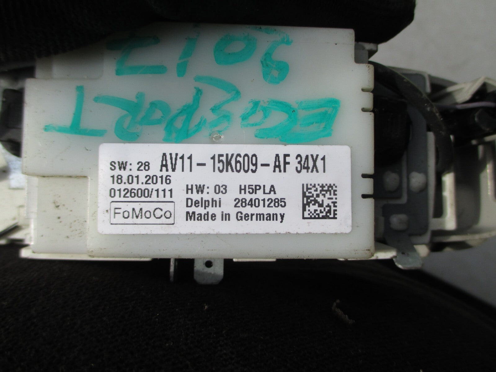 FORD ECOSPORT ECO SPORT 2016 INTERIOR READING MAP ROOF LIGHT AV11-15K609-AF