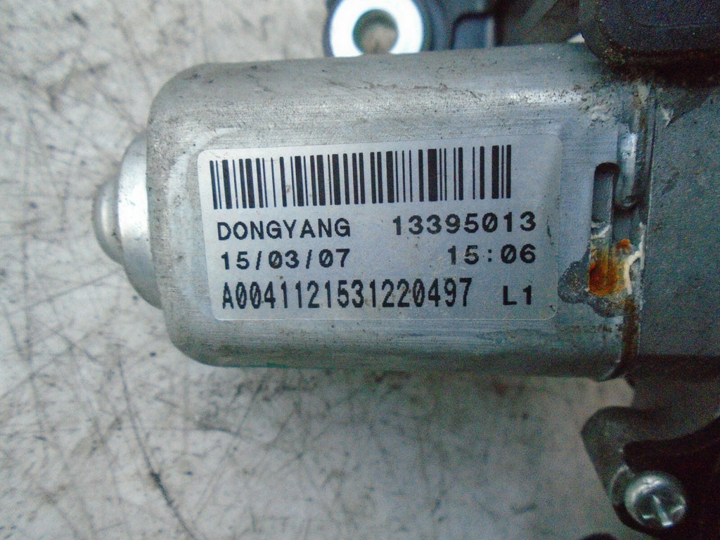 VAUXHALL ASTRA GTC 2016 REAR WIPER MOTOR 13395013