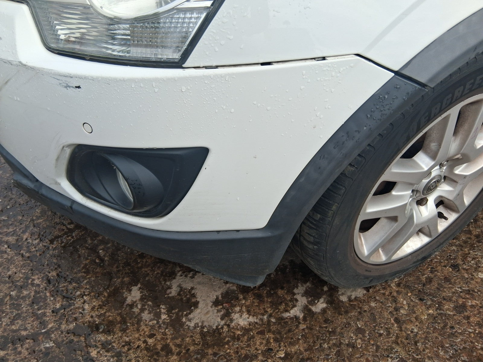 2015 VAUXHALL ANTARA MK1 FRONT COMPLETE BUMPER FOG LIGHT WHITE GAZ