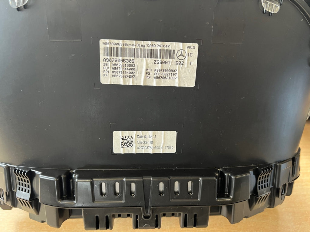 2024 MERCEDES SPRINTER W907 2.0 DIESEL AUTO SPEEDO INSTRUMENT CLUSTE A9079006309