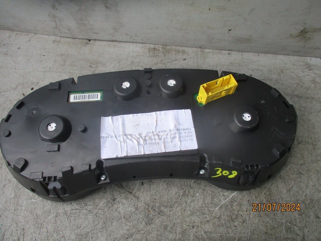 2009 PEUGEOT 308 MK1 1.4 PETROL SPEEDO SPEEDOMETER 9665107780