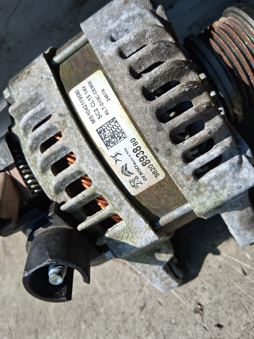 2022 CITROEN C5 AIRCROSS ALTERNATOR 9820893880