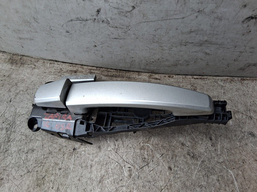 2016 VAUXHALL ZAFIRA C MK3 OSR DRIVER SIDE REAR RIGHT EXTERIOR DOOR HANDLE