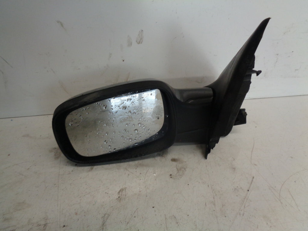 RENAULT MEGANE MK2 2008 NS ELECTRIC PASSENGER SIDE WING MIRROR BLACK