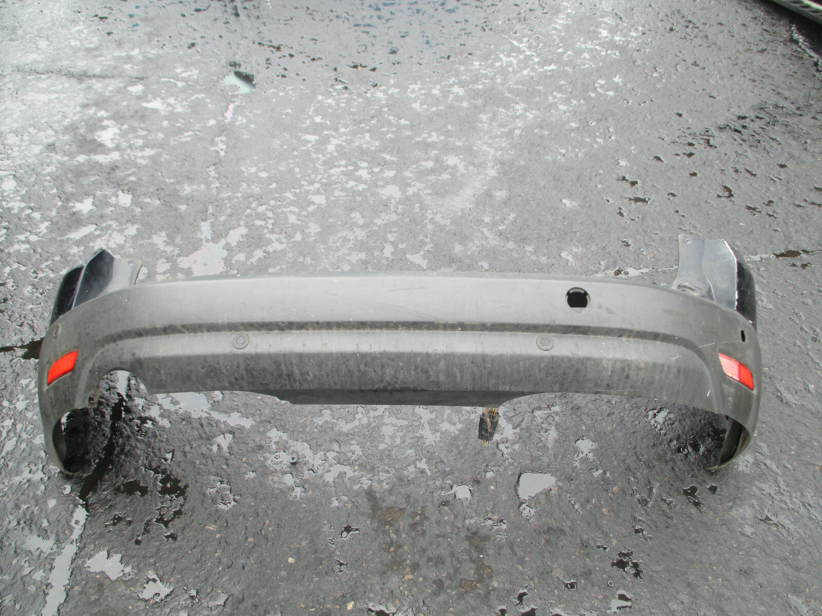 FORD S-MAX 2008 REAR COMPLETE BUMPER BLACK CODE G6