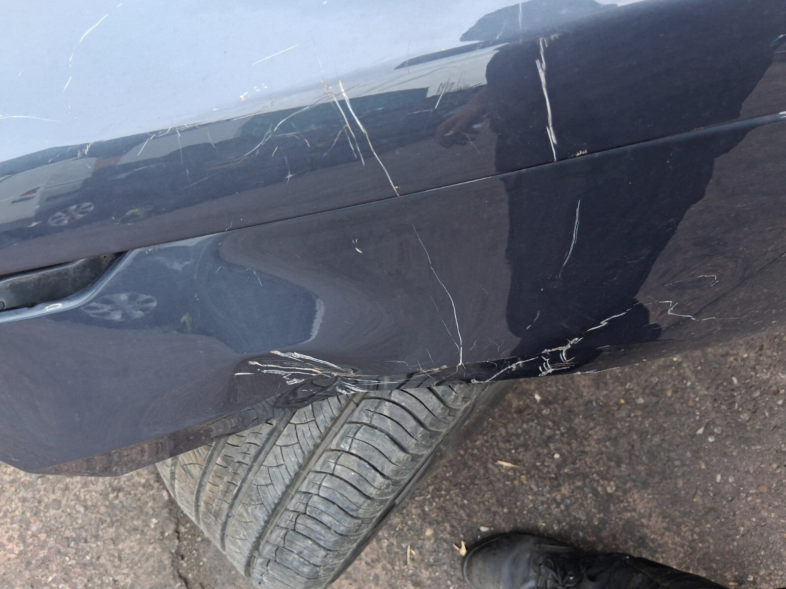 2024 RANGE ROVER VELAR P400e NSF PASSENGER WING DAMAGED VARESINE BLUE 1EH