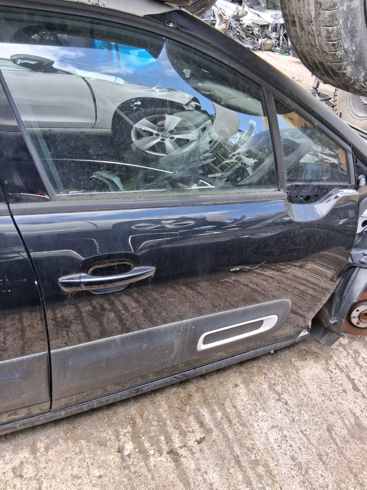 2021 CITROEN C3 MK3 OSF DRIVER SIDE FRONT BARE DOOR NOIR PERLA NERA KTV