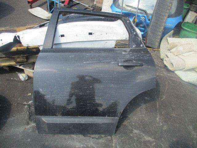 2010 NISSAN QASHQAI J10 +2 PLUS 2 NS PASSENGE SIDE REAR DOOR COMPLETE BLACK Z11G