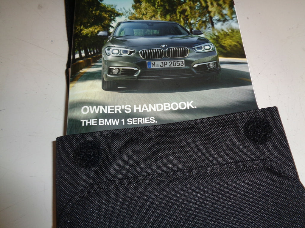 BMW 1 SERIES F20 F21 OWNERS MANUAL HANDBOOK WITH BOOK WALLET