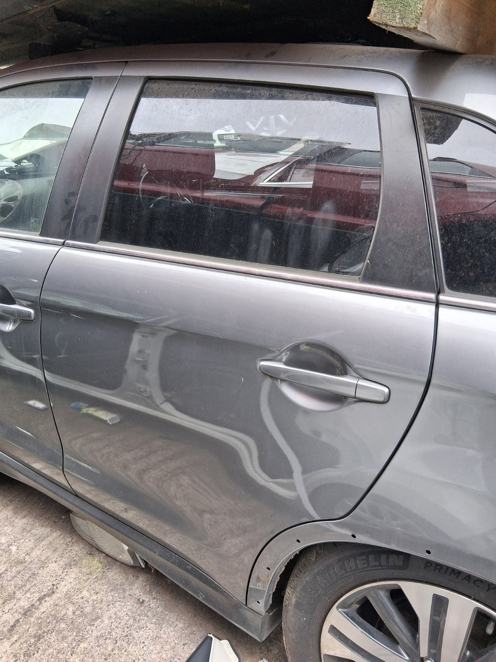 2020 MITSUBISHI ASX NSR PASSENGER SIDE REAR BARE DOOR TITANIUM GREY METALLIC
