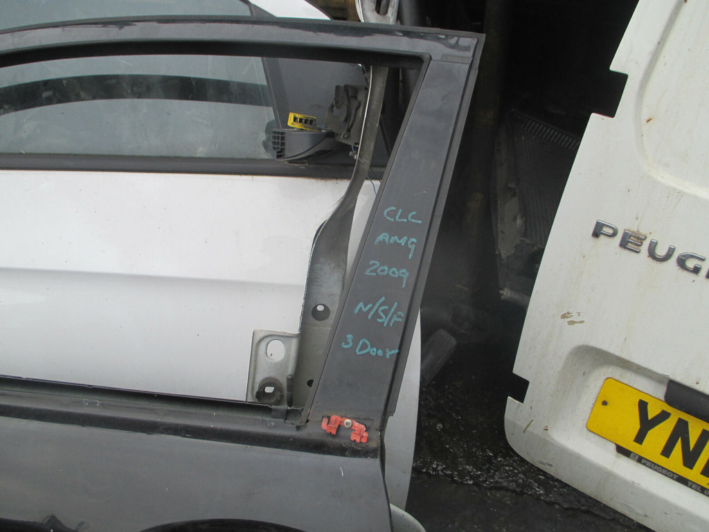 MERCEDES CLC CLASS CL203 2010 NS PASSENGER SIDE DOOR BLACK 197