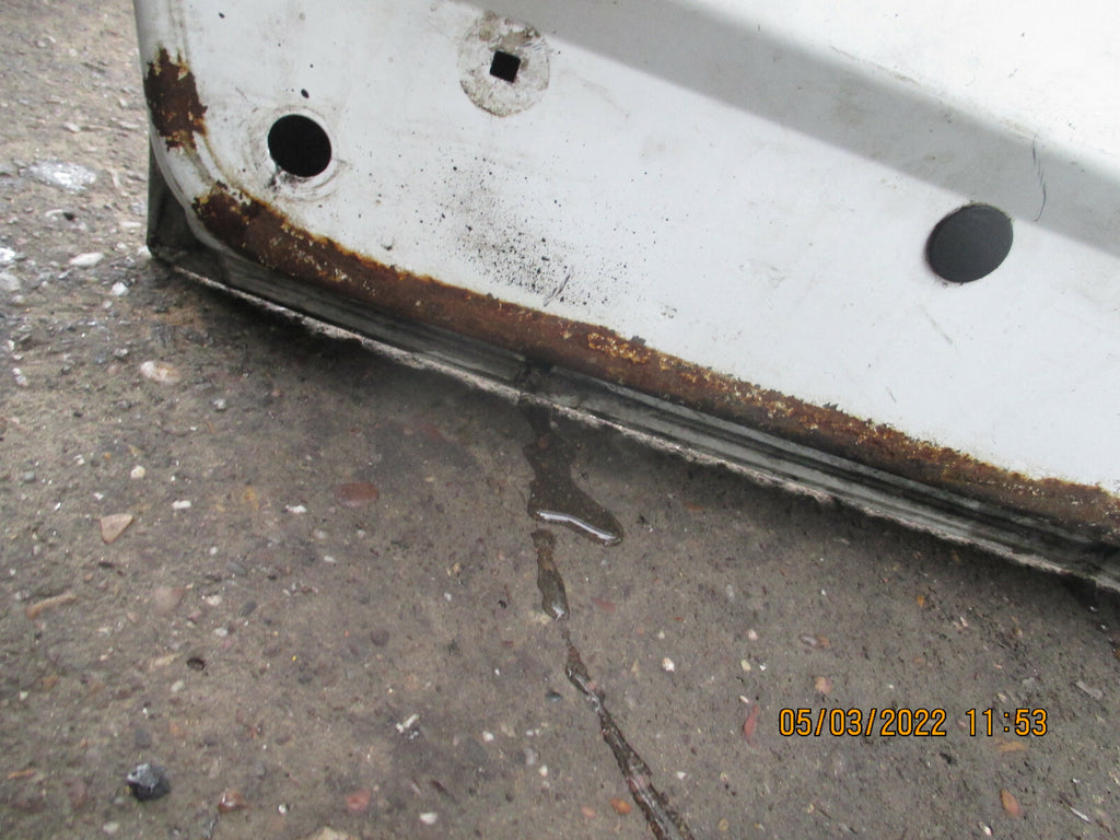 FORD TRANSIT 2009 MK7 OSF FRONT DRIVER SIDE COMPLETE DOOR WHITE