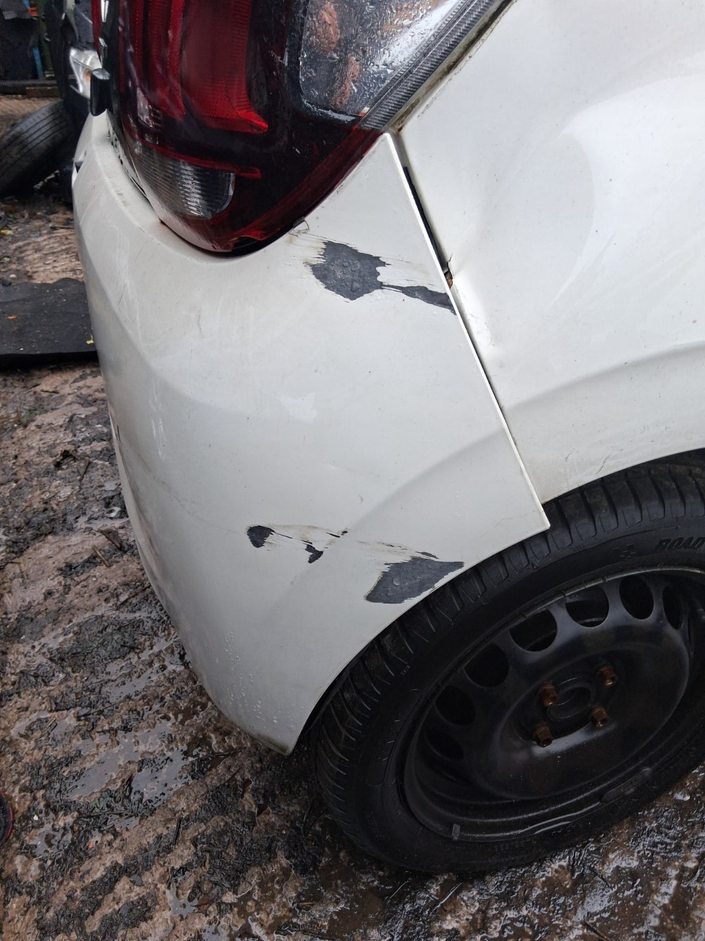 2019 PEUGEOT 108 3 DOOR MK2 COMPLETE REAR BUMPER SOLID WHITE KWD