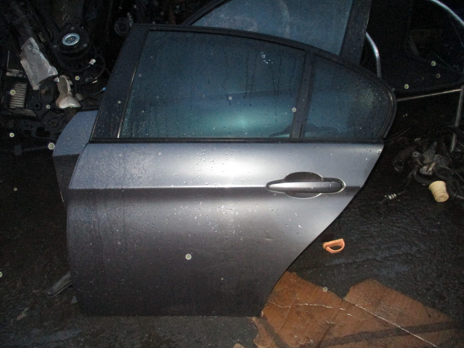 2009 BMW 3 SERIES E90 NSR PASSENGER SIDE REAR COMPLETE DOOR GREY