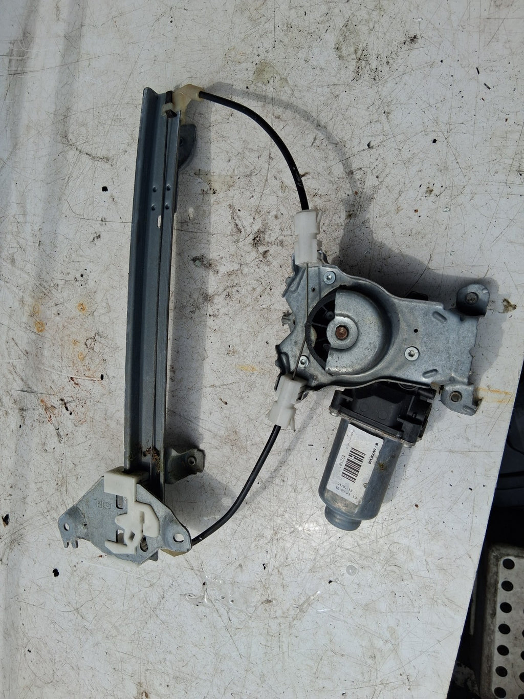 2013 NISSAN QASHQAI J10 NSR REAR PASSENGER SIDE WINDOW MOTOR REGULATOR 119766