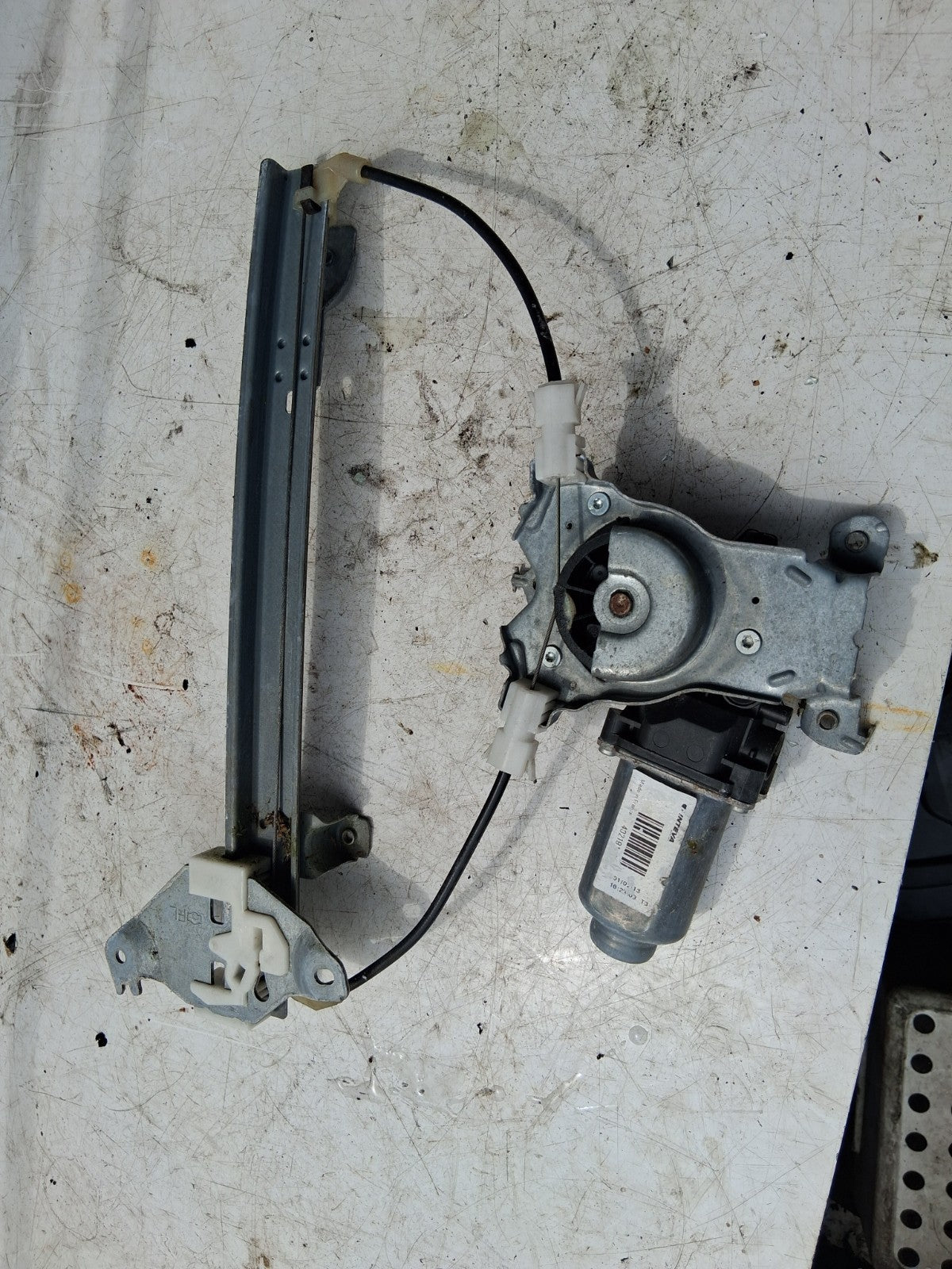 2013 NISSAN QASHQAI J10 NSR REAR PASSENGER SIDE WINDOW MOTOR REGULATOR 119766