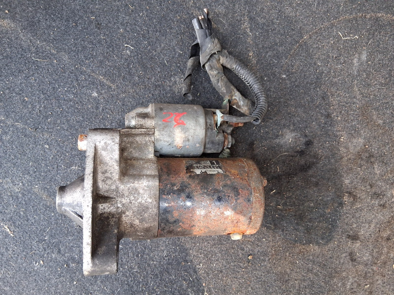 2007 PEUGEOT 207 1.4 PETROL STARTER MOTOR 9656317780
