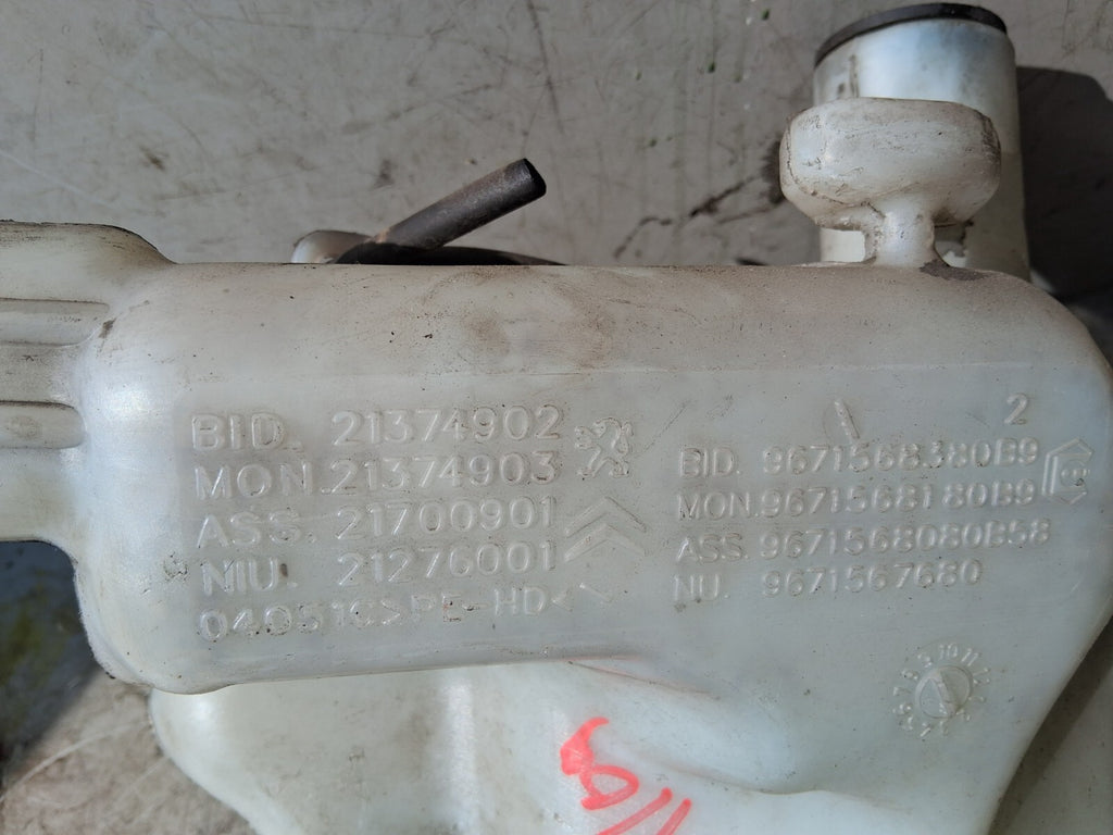 CITROEN C4 GRAND PICASSO 2009 WINDSCREEN WASHER BOTTLE TANK RESERVOIR 21374902