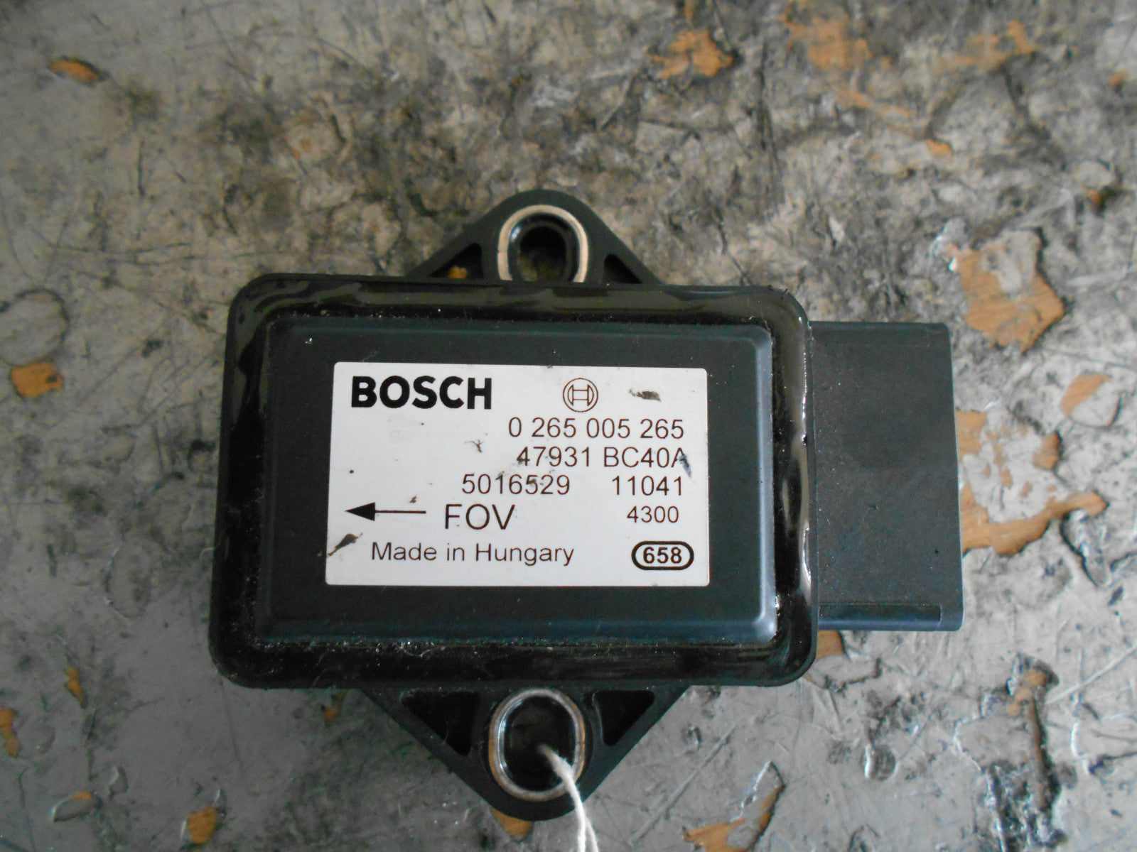 NISSAN NOTE E11 2011 1.5 DCI 88 BHP YAW ACCELERATION RATE SENSOR 0265003265