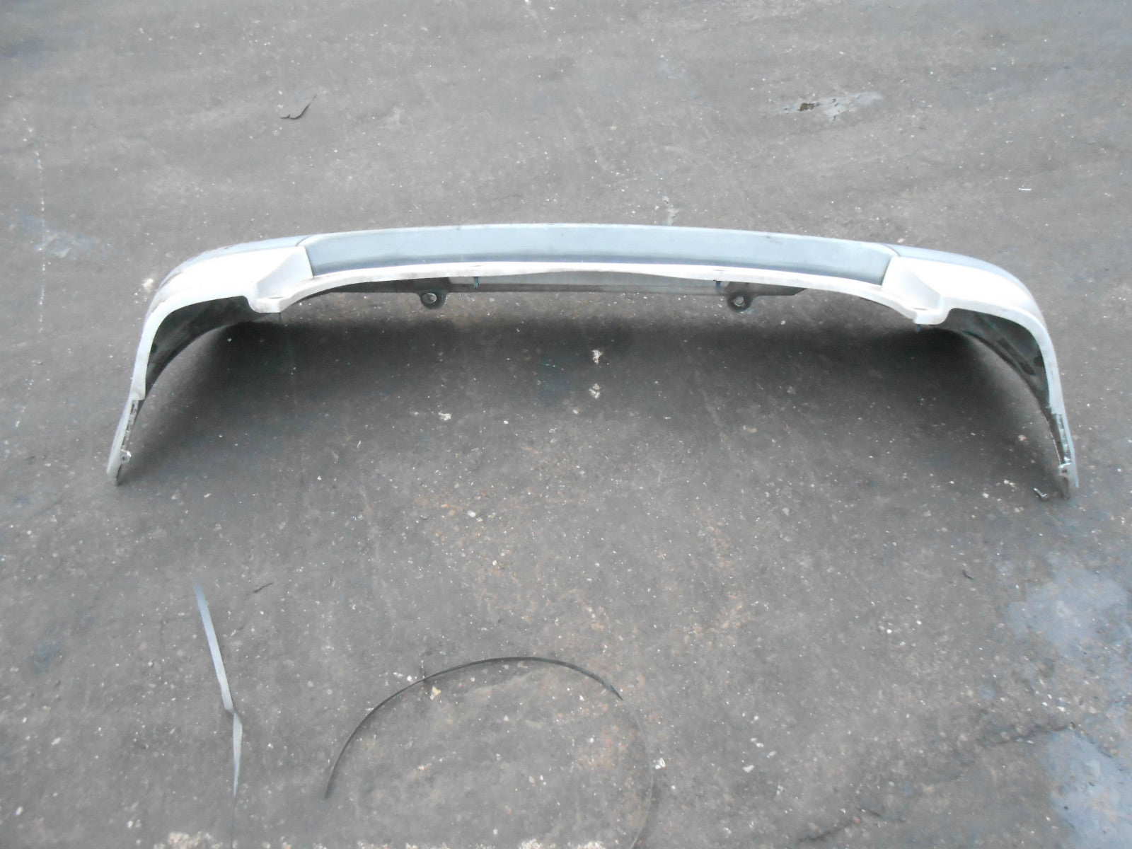 MERCEDES A CLASS W168 2003 REAR BACK PLASTIC BUMPER SILVER