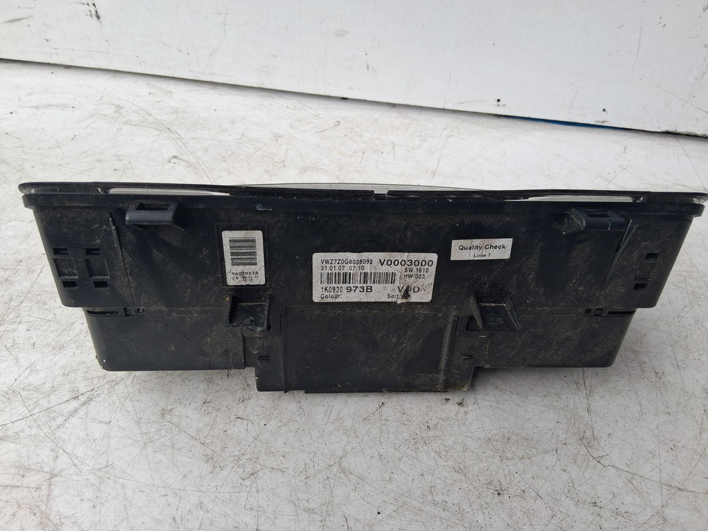 2007 VW VOLKSWAGEN GOLF MK5 2.0 DIESEL SPEEDO INSTRUMENT CLUSTER 1K0920973B