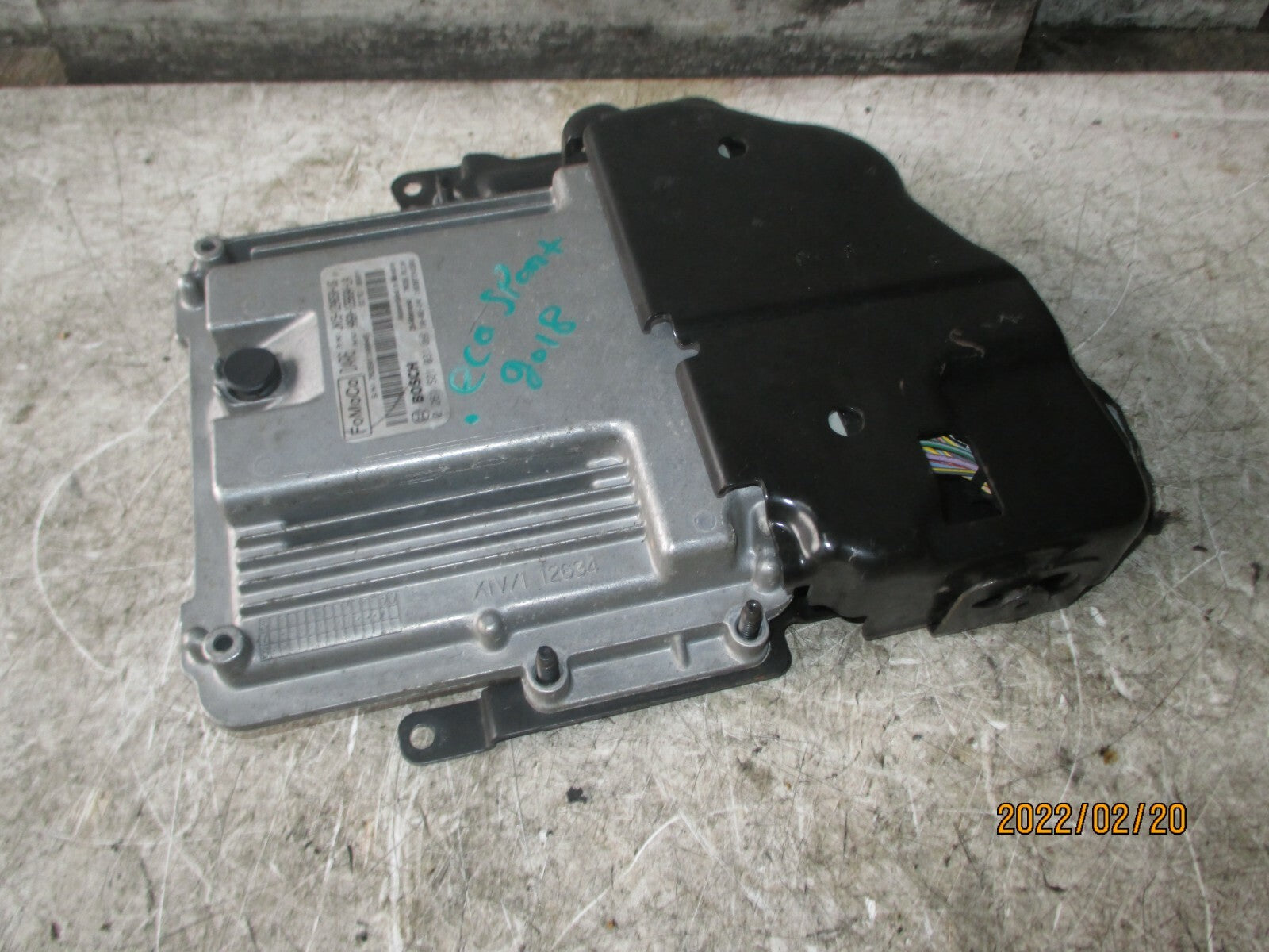 FORD ECOSPORT 2018 1.0 PETROL ECOBOOST ENGINE CONTROL MODULE ECU JN1512A650UG