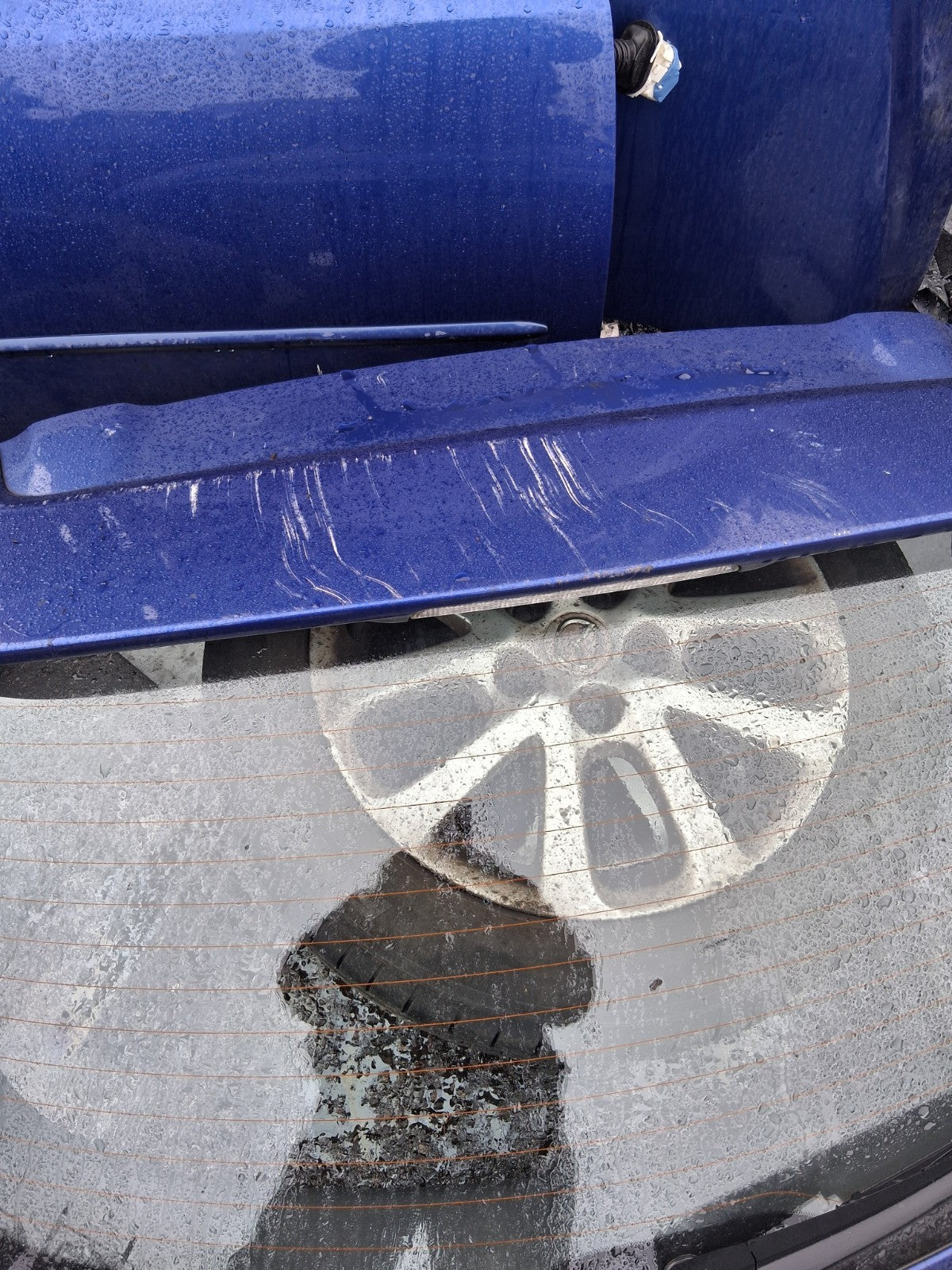 2008 MAZDA 3 BL TAKARA COMPLETE REAR TAILGATE BOOTLID BLUE